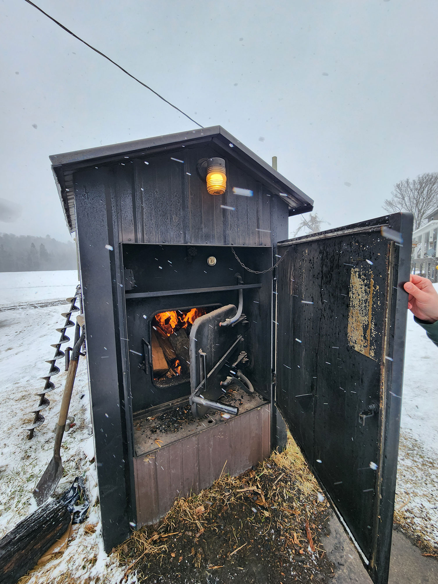 Wood Stove at The Family Farm Academy