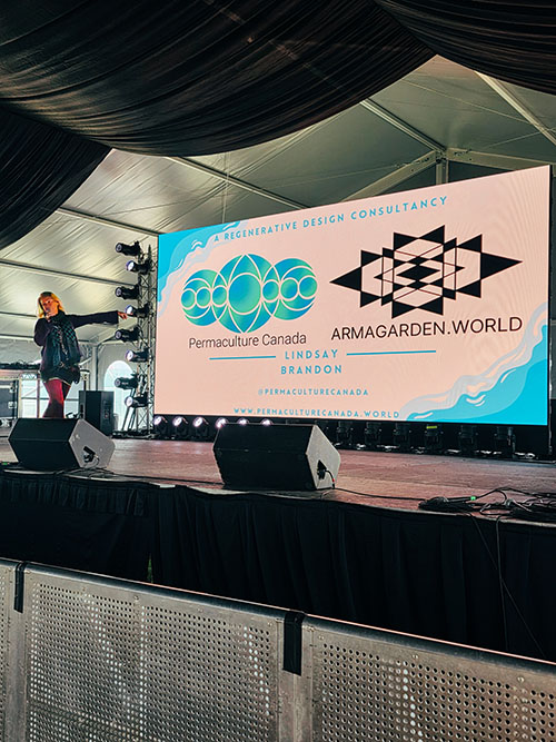 Lindsay Presenting at Eclipse Festival